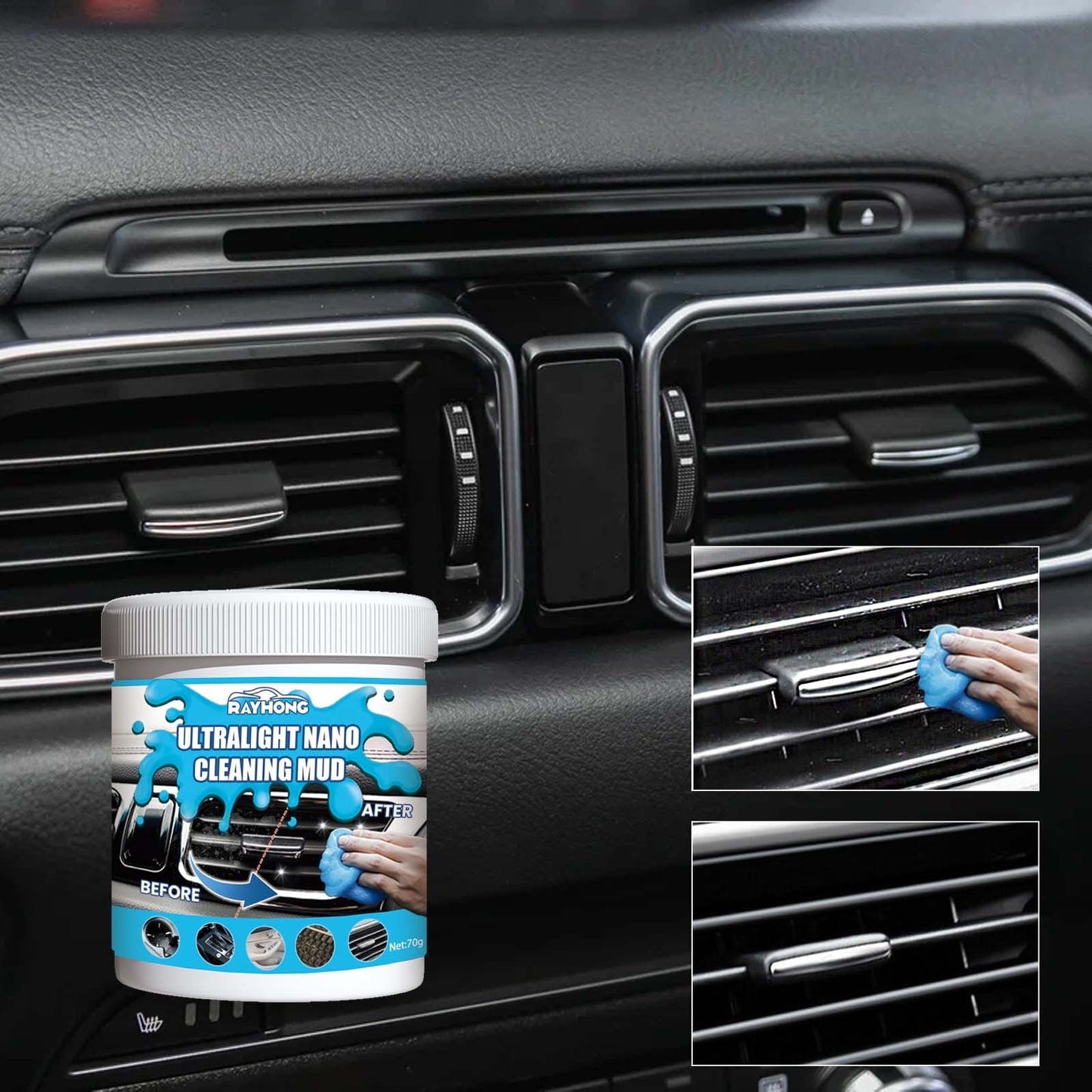SKDOGDT Cleaning Gel ,Car Detail Putty Cleaning Gel Auto Detail Tools Car ,Interior Cleaner Cleaning Mud Dust,Cars and Keyboard Cleaner Gel Clean Slime Reusable Car Vent Cleaner