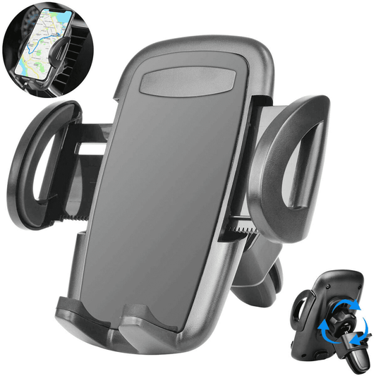 Teckoo Car Air Vent Stand Mount Holder for Mobile Cell Phone GPS Universal 360° Cradle Such:Moto E 2020, iPhone 12 Pro, Galaxy S20 FE 5G, LG Stylo6