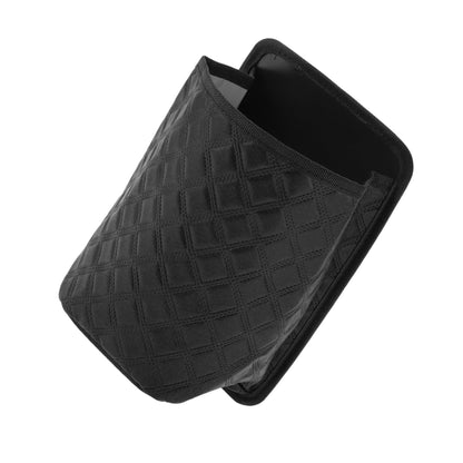 Unique Bargains Car Trash Can With Lanyard Hanging Front Rear Seats Trash Bin 1 Pc Black