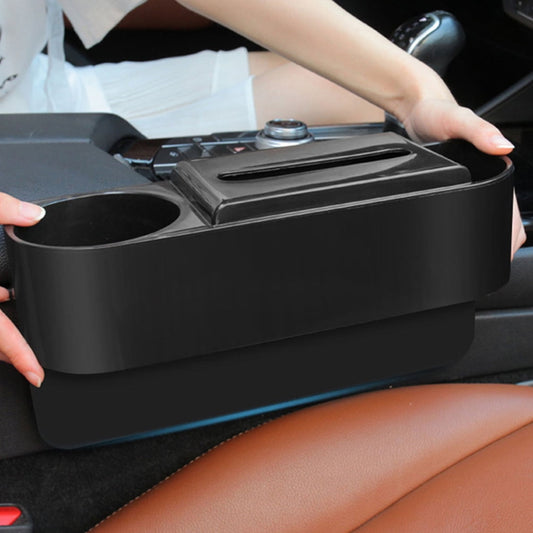 COSMOBETTY Spacesaving Car Interior Accessories Black Abs 1Set 11.8x6.7x3.9in