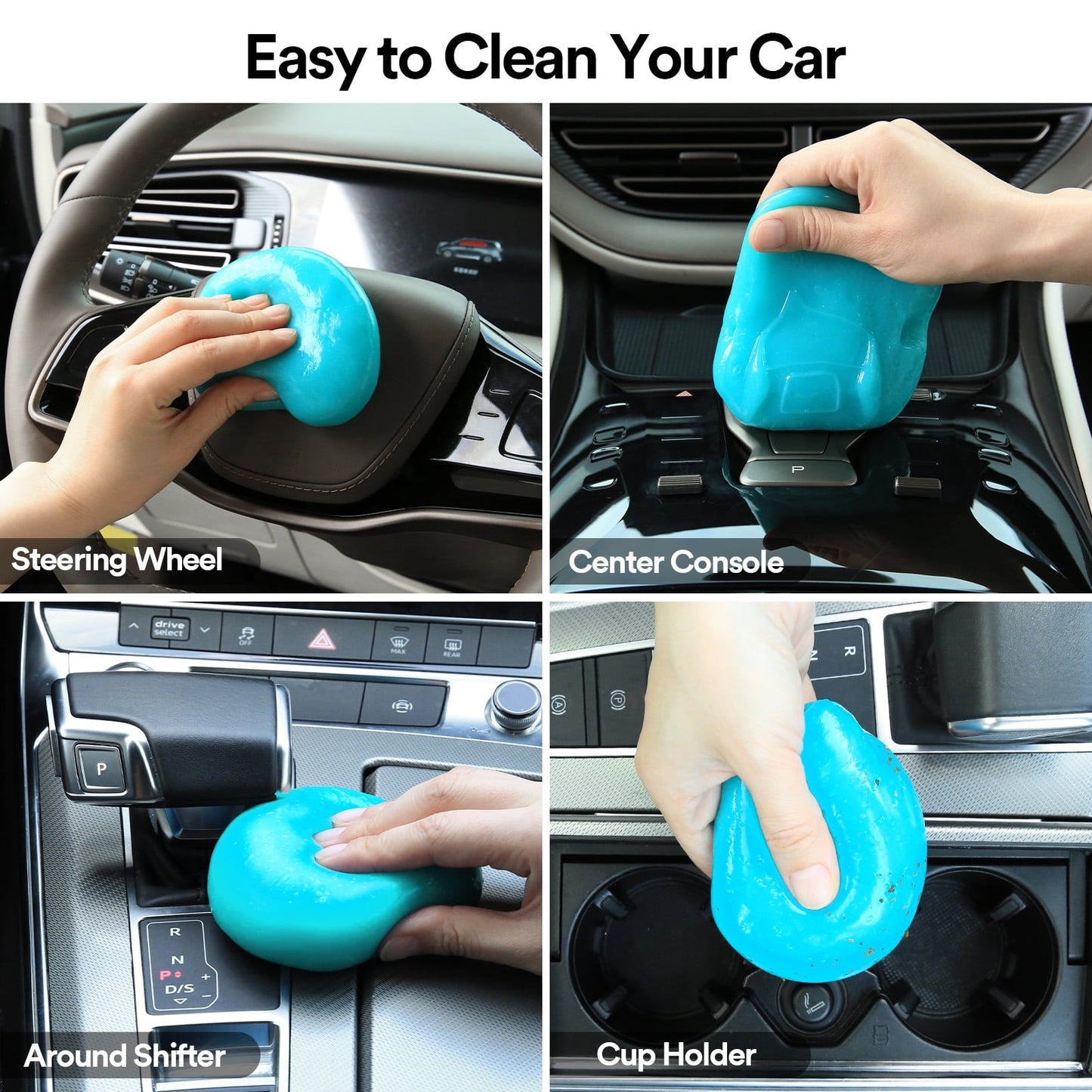 Car Cleaning Gel Car Cleaning Putty Car Putty Car Interior Cleaner Car Slime Car Detailing Kit Car Accessories White Elephant Gifts for Men Women Teens Adults Christmas Stocking Stuffers