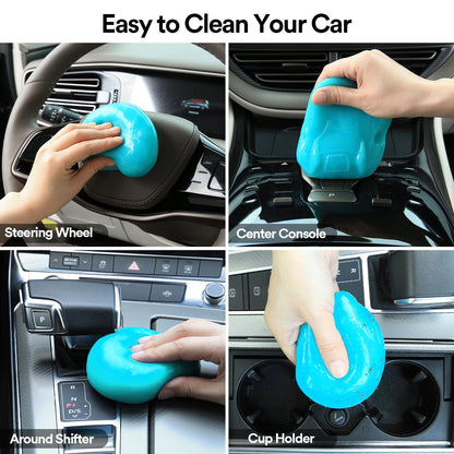 Car Cleaning Gel Car Cleaning Putty Car Putty Car Interior Cleaner Car Slime Car Detailing Kit Car Accessories White Elephant Gifts for Men Women Teens Adults Christmas Stocking Stuffers