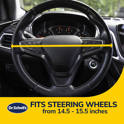Dr. Scholl's Gel Infused Memory Foam Steering Wheel Cover