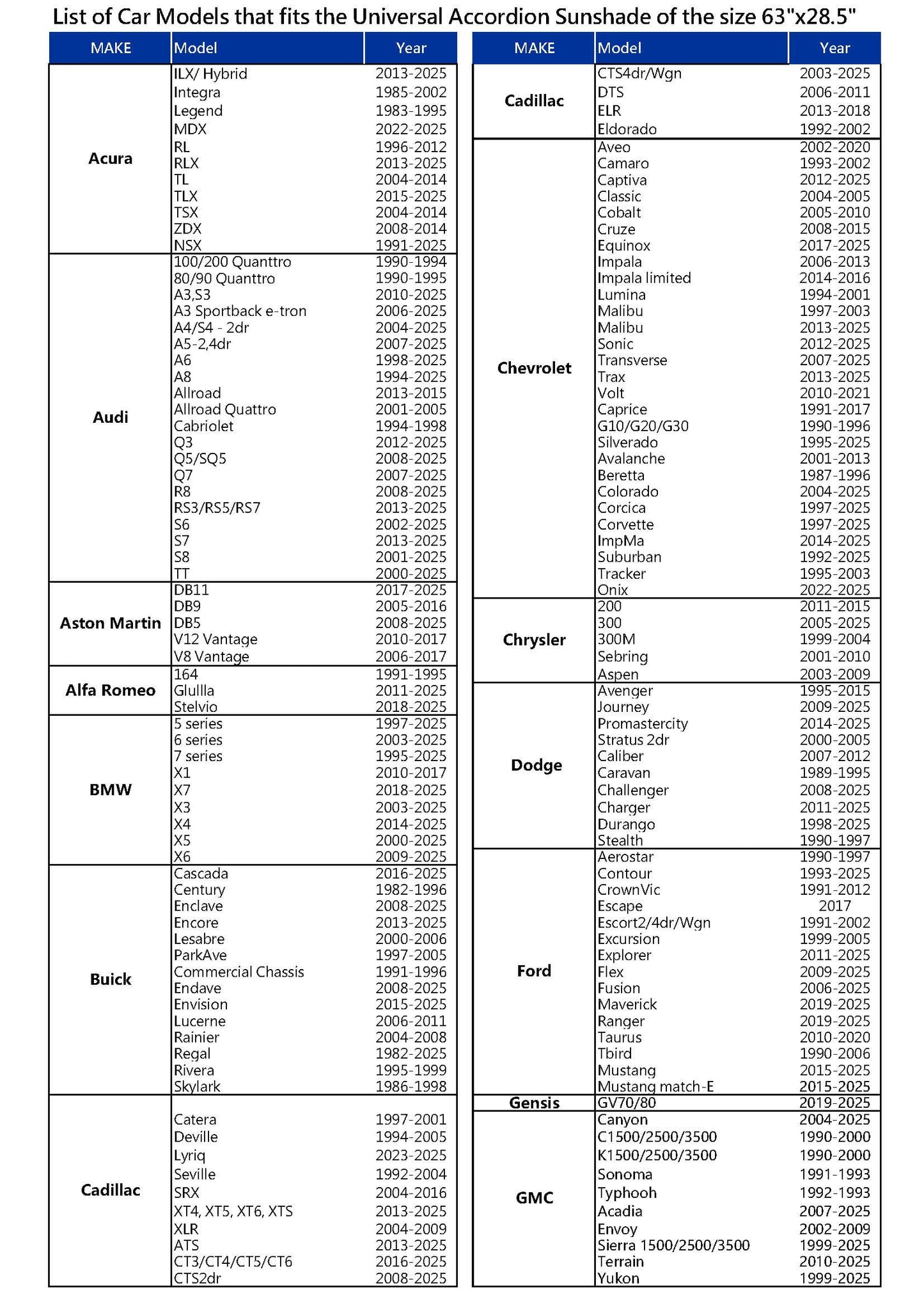 Auto Drive Heavy-Duty Silver Accordion Sunshade 1 Pack, 63'' x 28.5''
