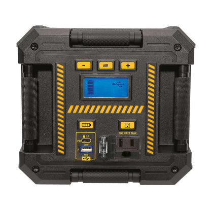 CAT Cube 1750A Jump Starter, 200W Inverter, 120 PSI Compressor