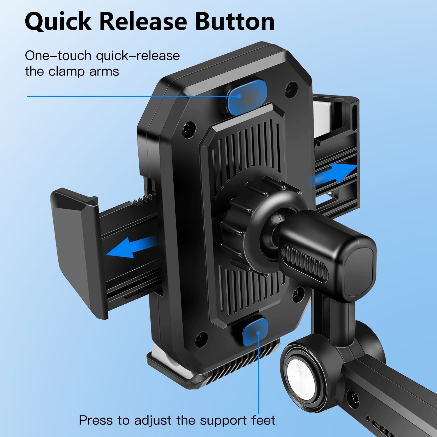 Zacro 3 in 1 Car Phone Holder Mount, Dashboard / Windshield / Air Vent Phone Holder, 360° Rotatable Suction Cup Cell Phone Holder for iPhone Smartphones