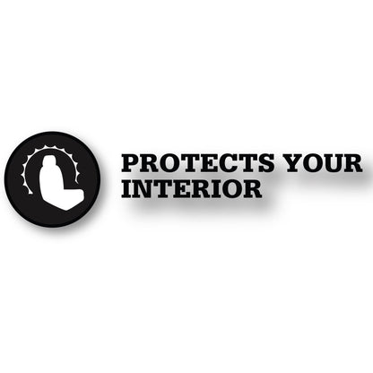 Genuine Dickies Universal Auto Twist Sunshades, Smoke Charcoal, Pack of 2