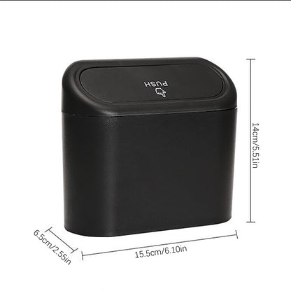 Puntoco Special Offers Clearance Car Trash Can Car Chair Back Car Door Hanging Storage Box Multi-Function Garbage Bag Black