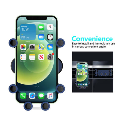 Njjex Phone Holder for Car Mount Air Vent for iPhone SE 2020 / 11 / 12 Pro Max XR XS Max / Galaxy S9 S10 S20 Ultra Note 20 10 Ultra / Moto G Stylus E 2020 / LG Stylo 6