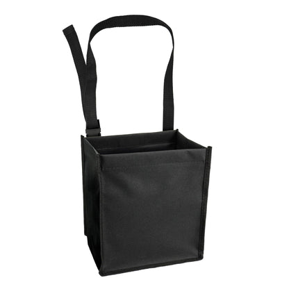 (2 pack) Auto Drive Trash Bin Collapsible Portable Auto Garbage Bag Multipurpose Car Organizer (Black)