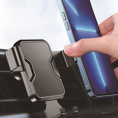 CxhicLuv Car Phone Mount, Auto Vent Bracket, 360° Rotating Stable Clamp, Car Electronic Accessories, One-Hand Operation for Drivers, Navigators