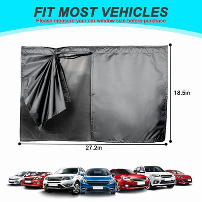 Universal Magnetic Car Side Window Sun Shade Mesh Privacy Screen Uv Protector