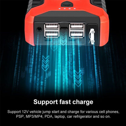 DEISNGB Car Jump Starter,Battery Jump Starter with USB Quick Charge(for All Gas or Diesel Engine) Charger Booster Powerbank Car, Portable Power Bank Charger with Built-in LED Bright Light