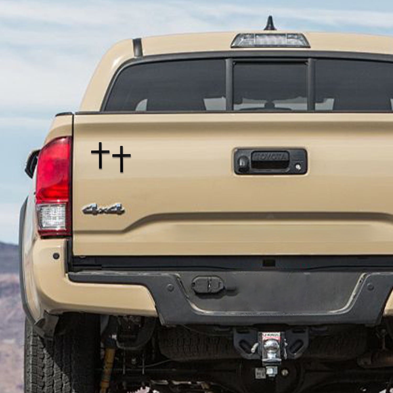 Christian Cross Exterior Car Decal - Versatile Decor Sticker for All Vehicles (Cars/SUVs/Motorcycles)