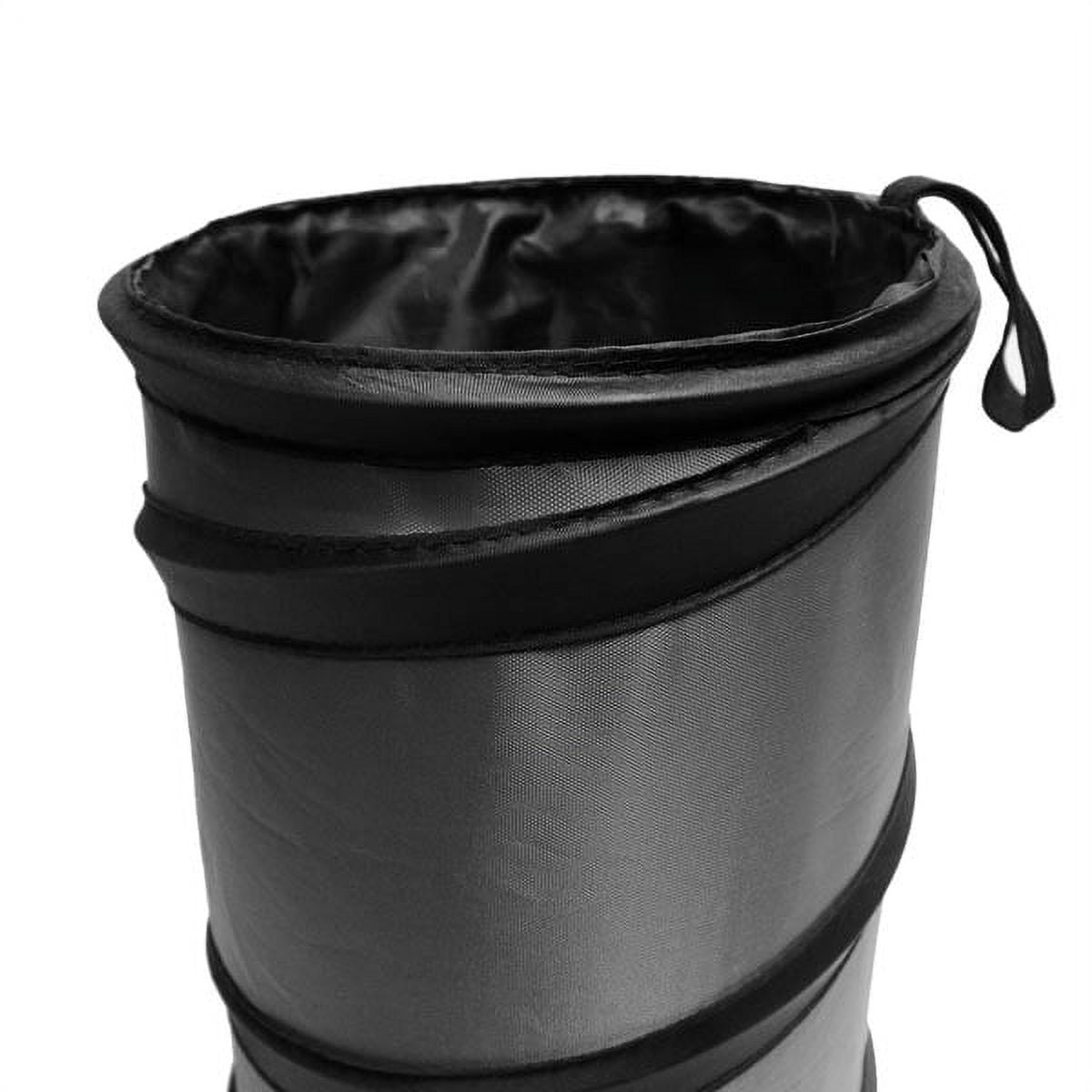 FH Group Polyethylene Small Gray Collapsible Trash Can 0.25 lb. with Air Freshener