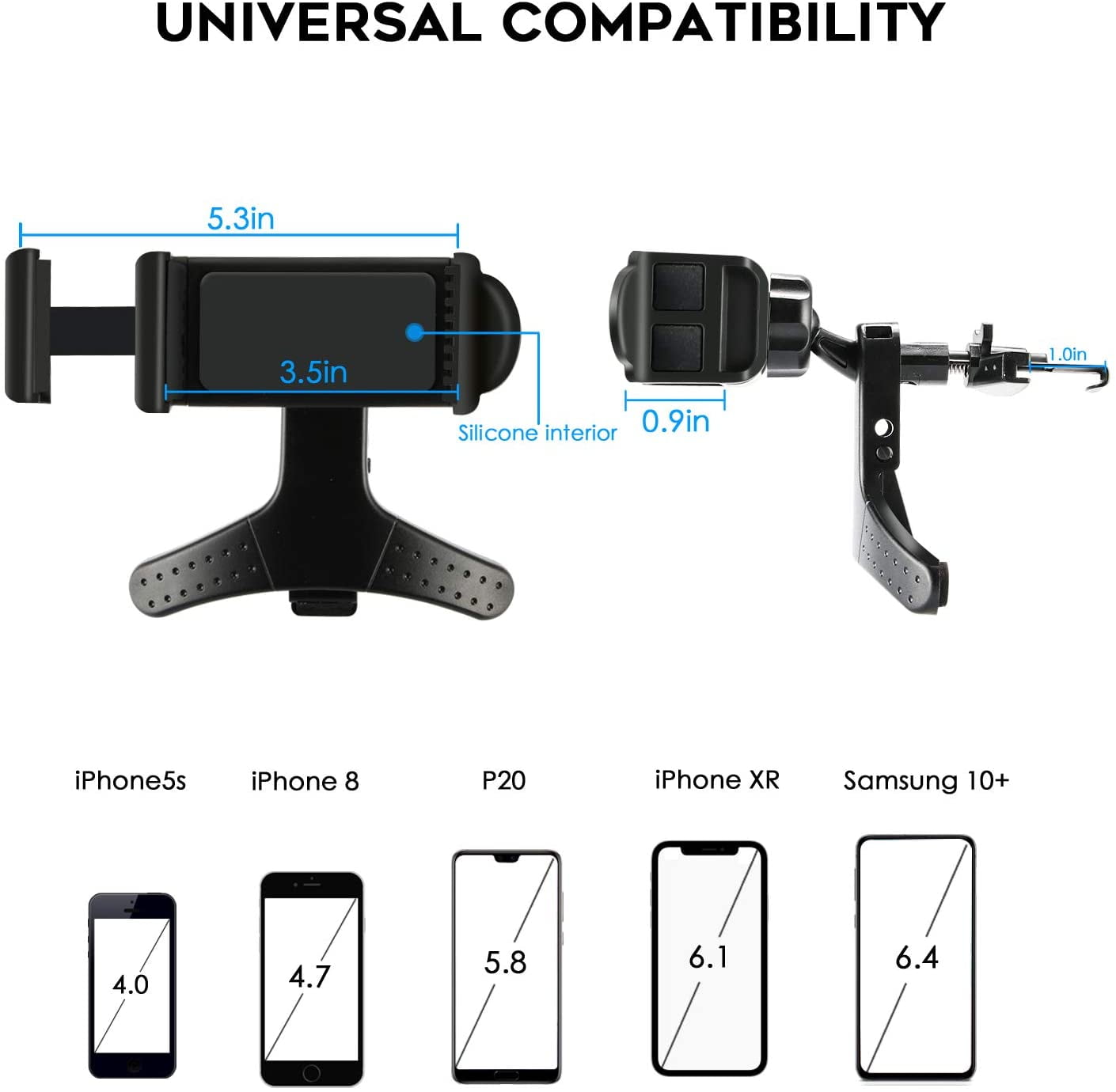 Car Air Vent Mobile Cell Phone Mount Holder for Apple iPhone 12, 12 Pro Max, 12 Pro, 12 Mini