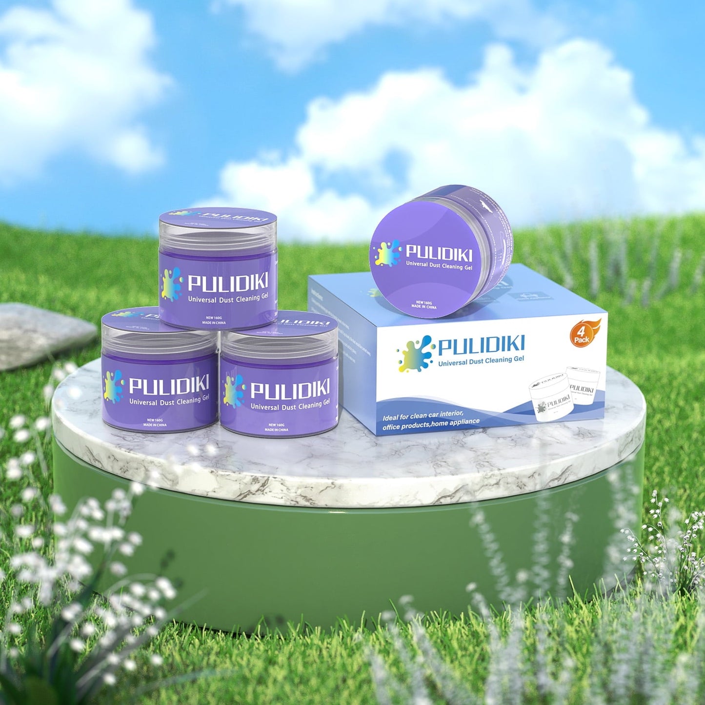 Car Cleaning Gel Car Cleaning Putty Car Putty Car Interior Cleaner Car Slime Car Detailing Kit Car Accessories White Elephant Gifts for Men Women Teens Adults Christmas Stocking Stuffers