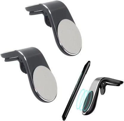2-Pack Magnetic Car Phone Holder Air Vent Magnet Mount GPS Smartphone Phone Holder in Car