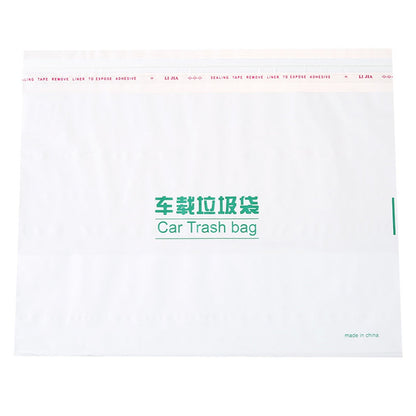 Vrorvz Disposable Car Trash Bag with Adhesive for Easy Storage Keeps Car Clean Suit for Families and Road Trips Made from Odorless PE Material Holds 1 Gallon of Car Waste 20 Pack