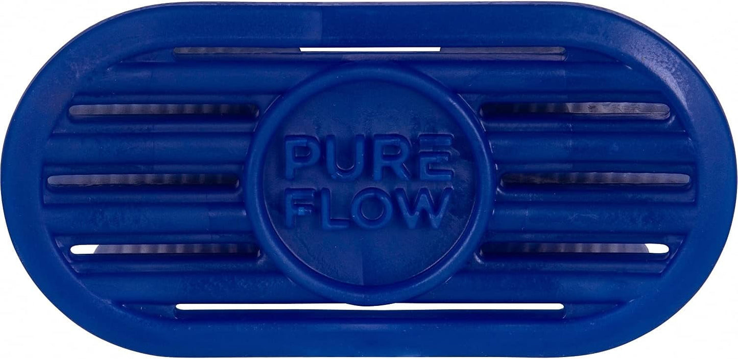 Pureflow Cabin Filter Air Freshener with Odor Eliminator – Fits on Most Car, Truck, and SUV Cabin Air Filters - New Car (1 Pack)